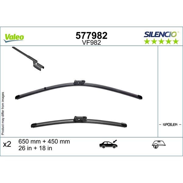Torkarblad, Fram Valeo 577982 VALEO