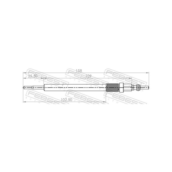 Glödstift FEBEST Glödstift FEBEST