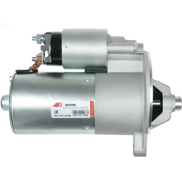 Startmotor 12V As-pl S9389S AS-PL Startmotor 12V As-pl S9389S AS-PL