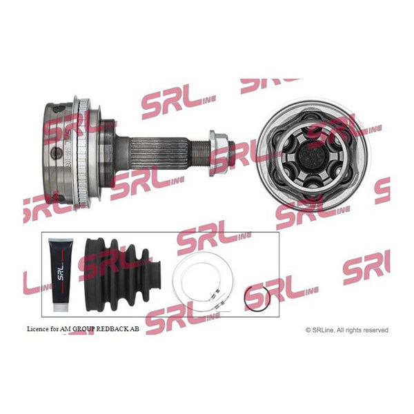 Drivknut, Framaxel, På hjulsidan Srline S40-1059 SRLine