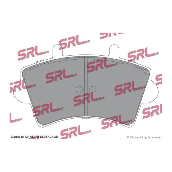 Bromsbeläggsats, Framaxel Srline S70-0034 SRLine