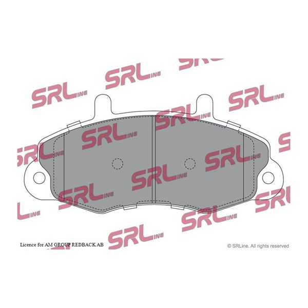 Bromsbeläggsats, Framaxel Srline S70-0149 SRLine