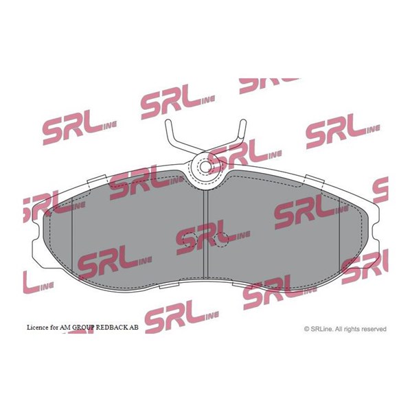 Bromsbeläggsats, Framaxel Srline S70-0161 SRLine