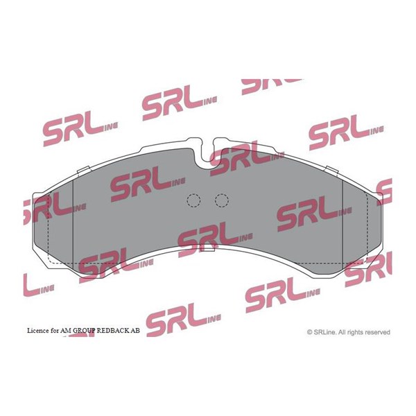 Bromsbeläggsats, Framaxel Srline S70-0200 SRLine