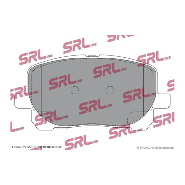 Bromsbeläggsats, Framaxel Srline S70-0283 SRLine
