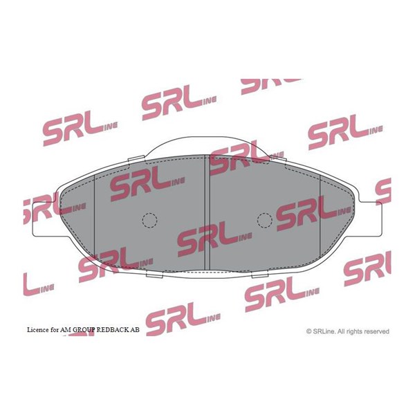 Bromsbeläggsats, Framaxel Srline S70-0479 SRLine