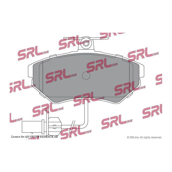Bromsbeläggsats, Framaxel Srline S70-0582 SRLine
