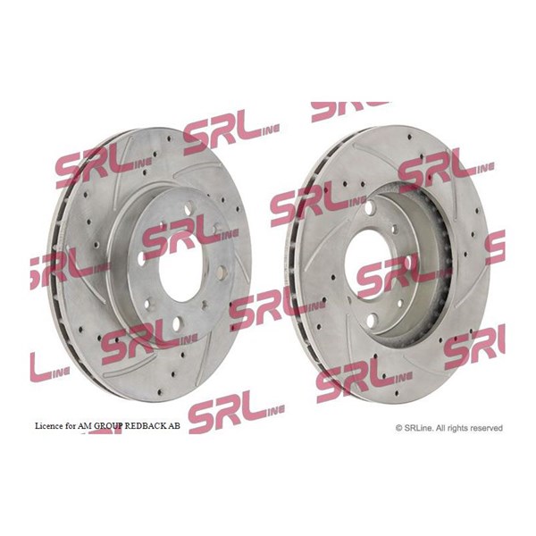 Bromsskiva Ventilerad, Framaxel Srline S71-0067S SRLine
