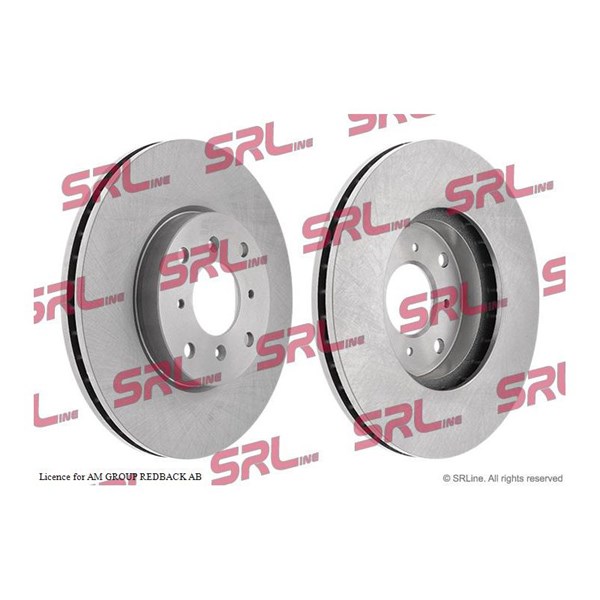 Bromsskiva Ventilerad, Framaxel Srline S71-0256 SRLine