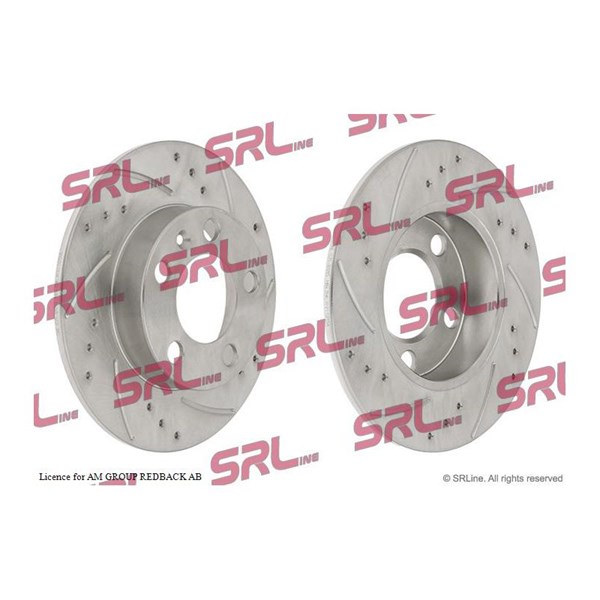 Bromsskiva Solid, Bakaxel Srline S71-1001 SRLine