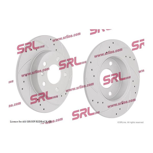 Bromsskiva Solid, Bakaxel Srline S71-1024 SRLine