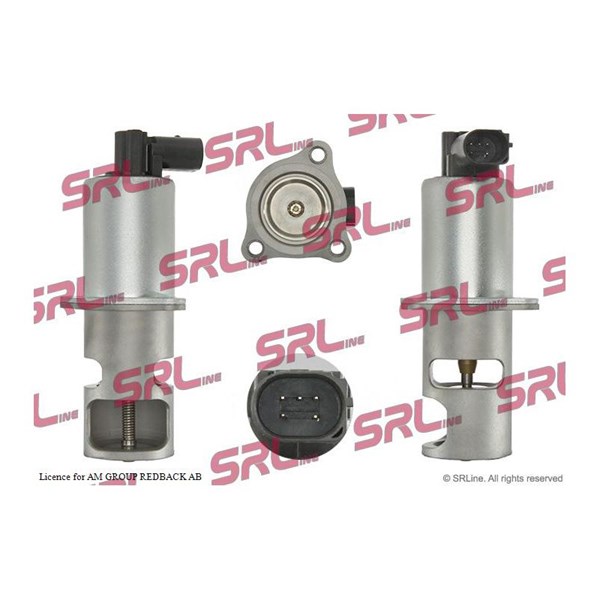 Egr-ventil 12V Srline SE07-0011 SRLine