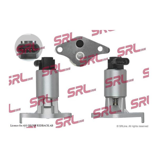 Egr-ventil Srline SE07-0028 SRLine Egr-ventil Srline SE07-0028 SRLine