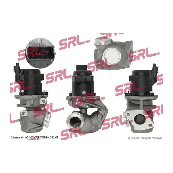 Egr-ventil 12V Srline SE07-0042 SRLine Egr-ventil 12V Srline SE07-0042 SRLine