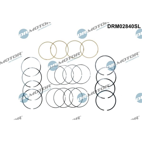 Kolvringar, kit Dr.motor automotive DRM02840SL Dr.Motor Automotive