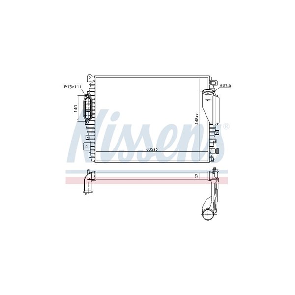 Intercooler Nissens 96045 NISSENS Intercooler Nissens 96045 NISSENS