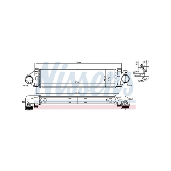 Intercooler Nissens 961501 NISSENS