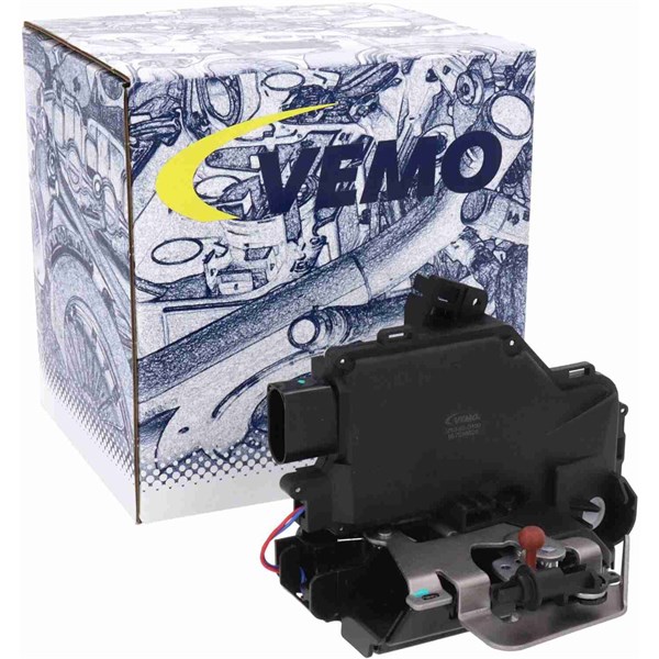 Lås, dörr, Vänster fram Vemo V10-85-0100 VEMO