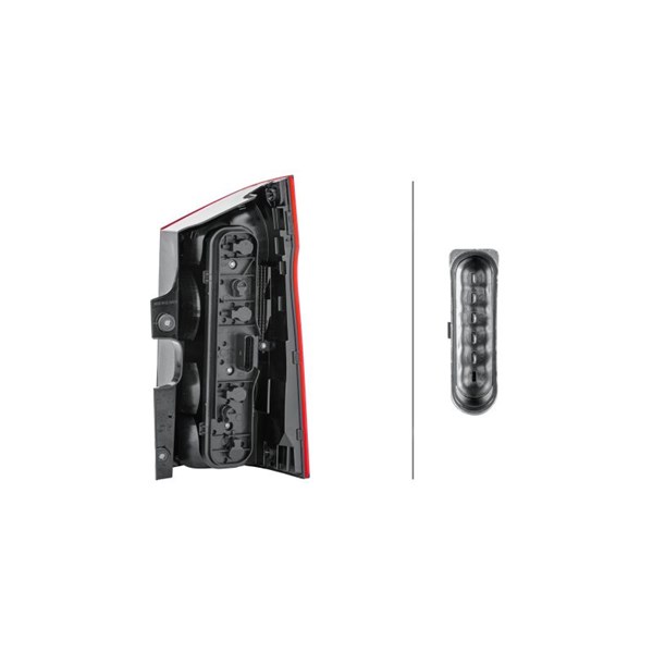 Baklykta 12V, Vänster Hella 2SK 011 813-211 HELLA