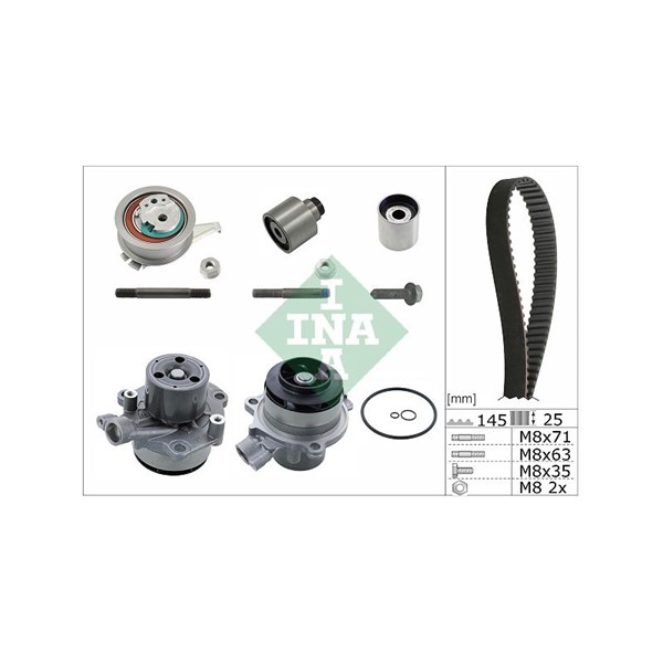 Kamremskit med vattenpump Ina 530 0759 31 INA Kamremskit med vattenpump Ina 530 0759 31 INA