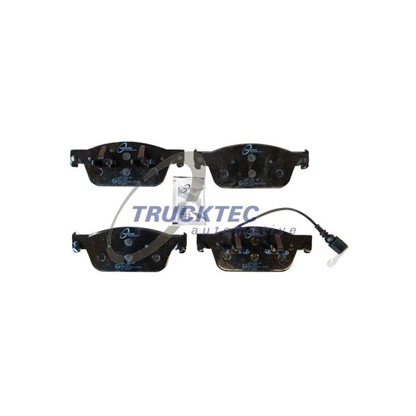 Bromsbeläggsats, Framaxel Trucktec automotive 07.35.267 TRUCKTEC AUTOMOTIVE