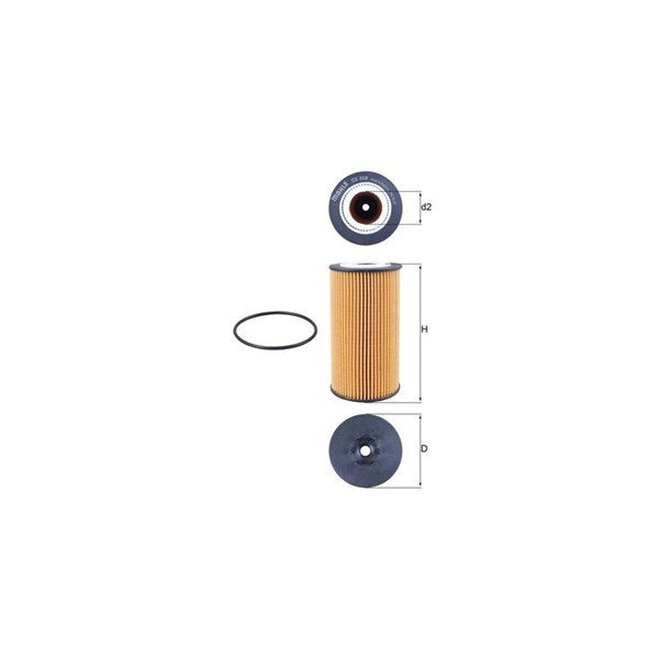 Oljefilter Mahle OX 358D MAHLE