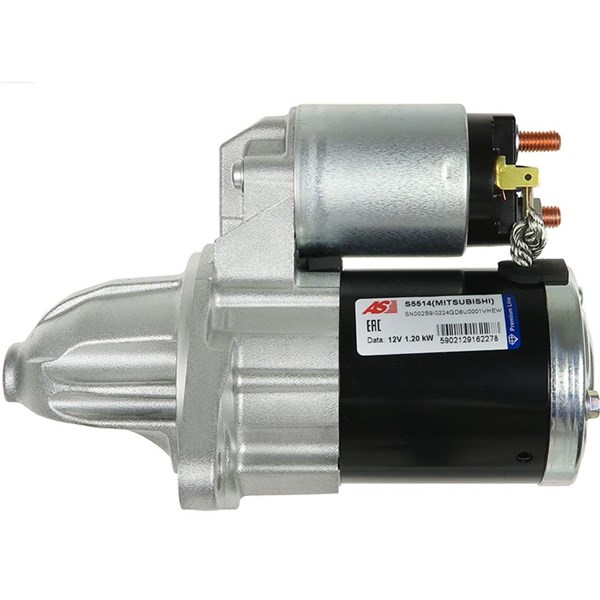 Startmotor 12V As-pl S5514(MITSUBISHI) AS-PL