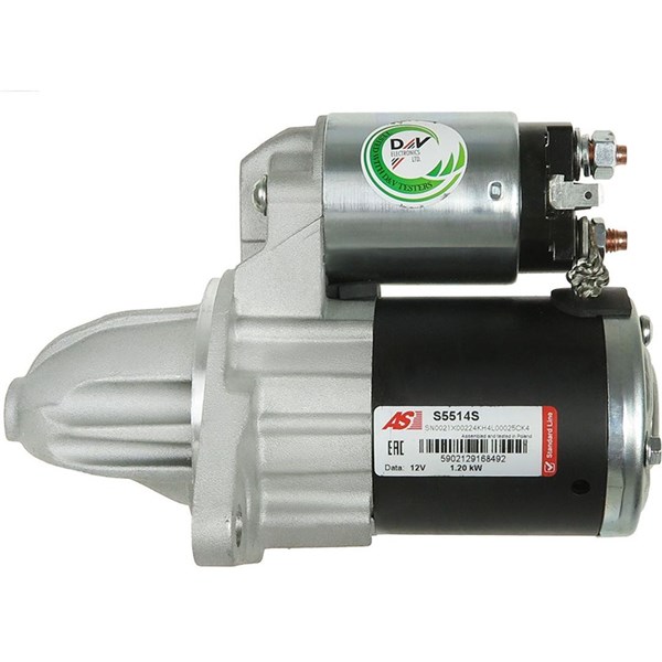 Startmotor 12V As-pl S5514S AS-PL Startmotor 12V As-pl S5514S AS-PL