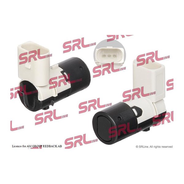 Sensor, parkeringshjälp, Fram, Bak, Tvåsidig Srline E99-0004 SRLine