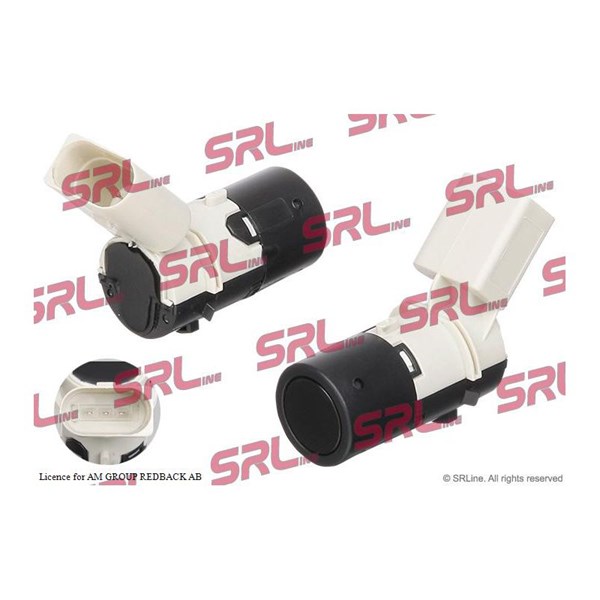 Sensor, parkeringshjälp, Fram, Bak, Inre, Ytter Srline E99-0005 SRLine