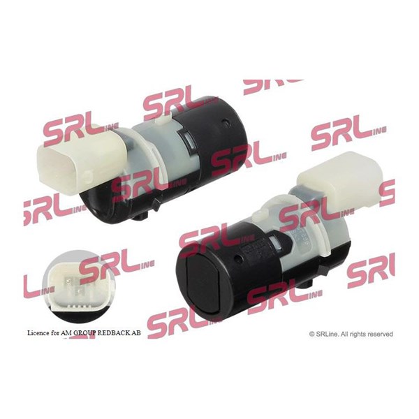 Sensor, parkeringshjälp, Bak, Tvåsidig Srline E99-0019 SRLine