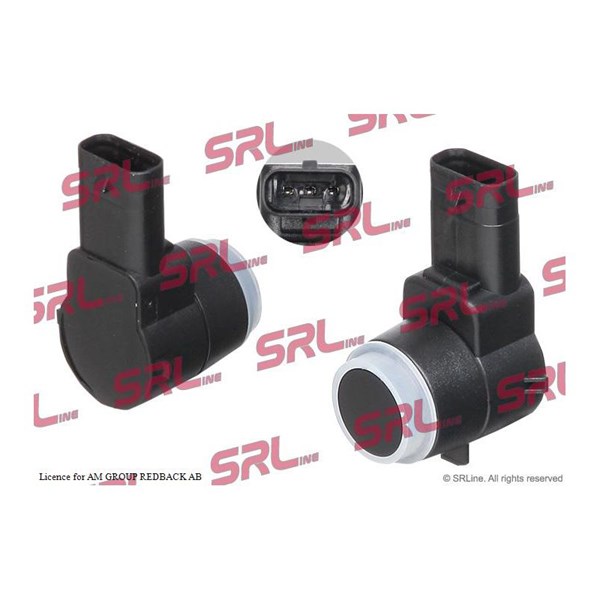 Sensor, parkeringshjälp, Fram, Ytter, Höger, Vänster Srline E99-0 SRLine