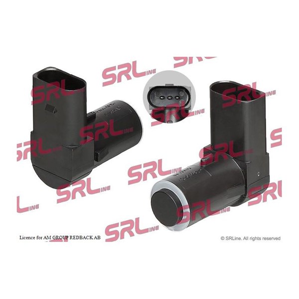 Sensor, parkeringshjälp, Fram, Bak, Inre, Ytter Srline E99-0032 SRLine