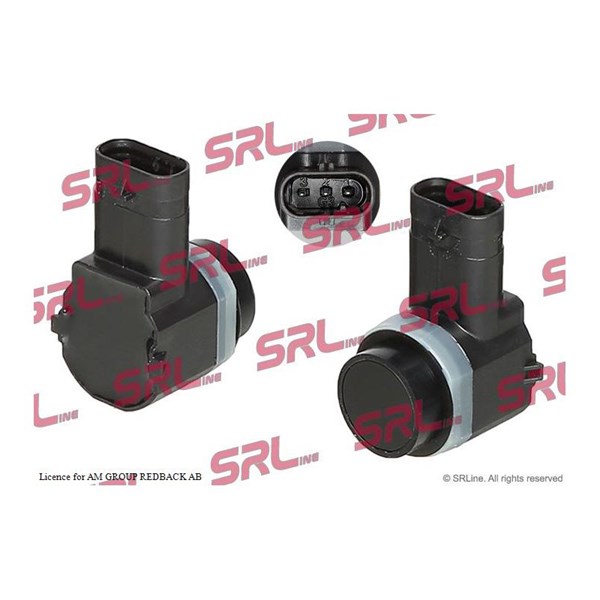 Sensor, parkeringshjälp, Fram, Bak, Inre, Ytter Srline E99-0045 SRLine