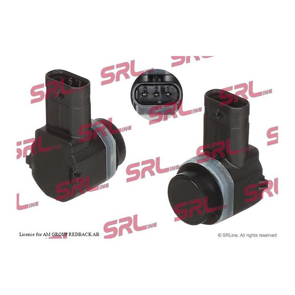 Sensor, parkeringshjälp, Bak, Fram, Inre, Ytter Srline E99-0057 SRLine