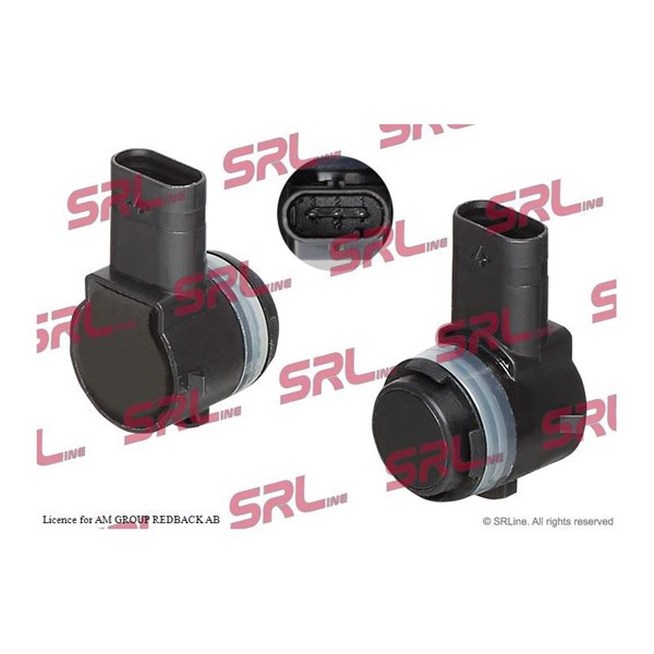 Sensor, parkeringshjälp, Bak, Fram, Inre, Ytter Srline E99-0059 SRLine