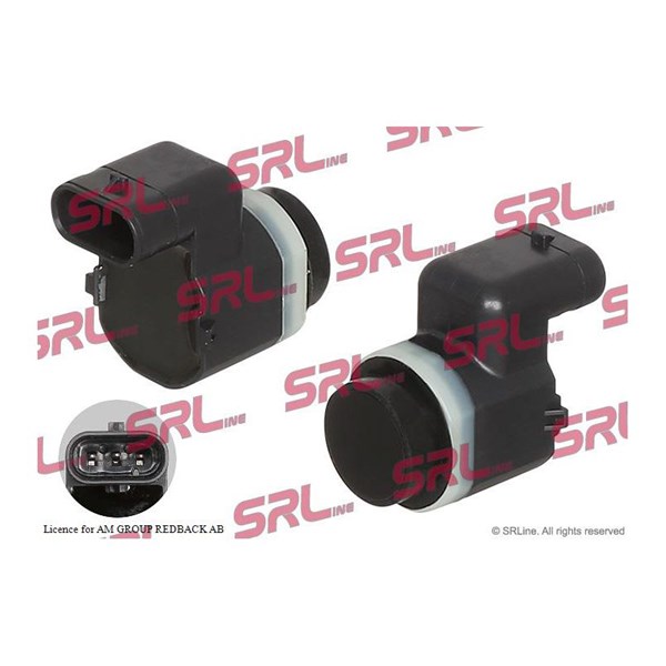 Sensor, parkeringshjälp, Fram, Ytter Srline E99-0063 SRLine