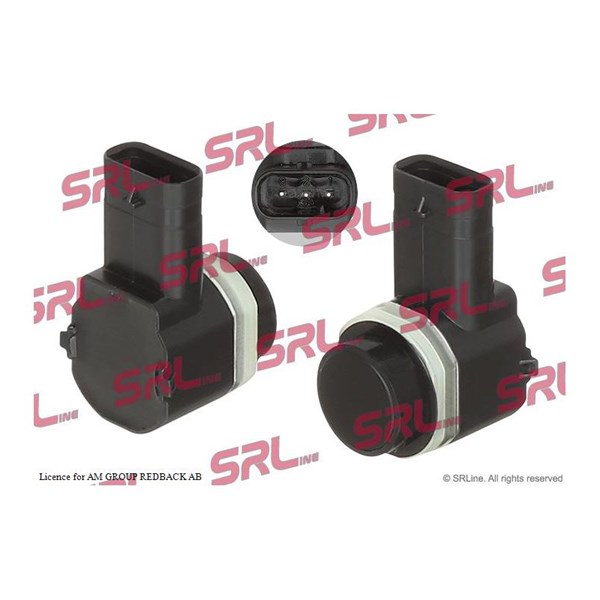 Sensor, parkeringshjälp, Fram, Bak, Ytter, Inre Srline E99-0074 SRLine
