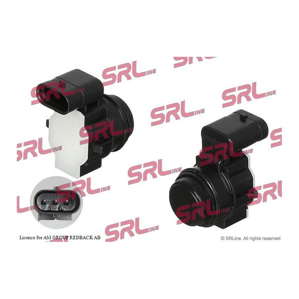 Sensor, parkeringshjälp, Fram, Bak Srline E99-0080 SRLine