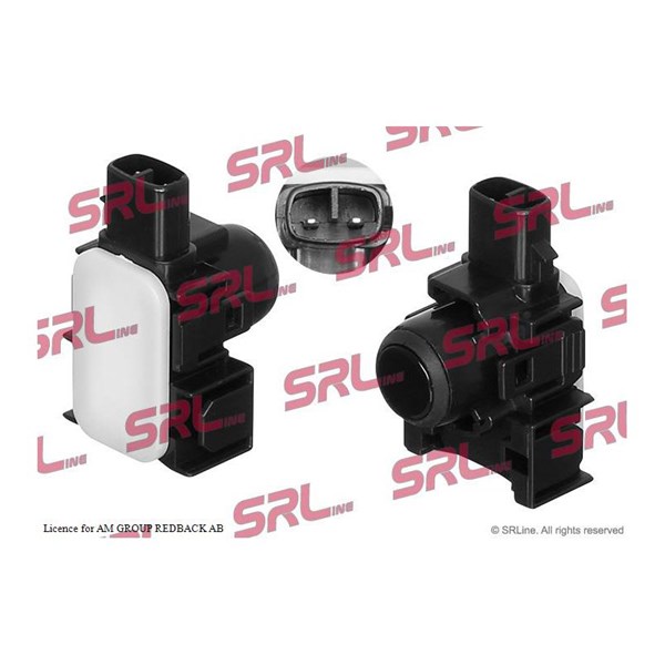 Sensor, parkeringshjälp, Bak, Fram, Ytter Srline E99-0086 SRLine