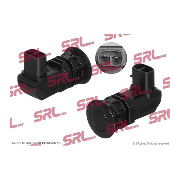 Sensor, parkeringshjälp, Bak, Fram, Ytter Srline E99-0087 SRLine
