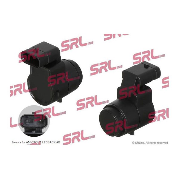 Sensor, parkeringshjälp, Fram, Bak, Fram eller bak Srline E99-008 SRLine