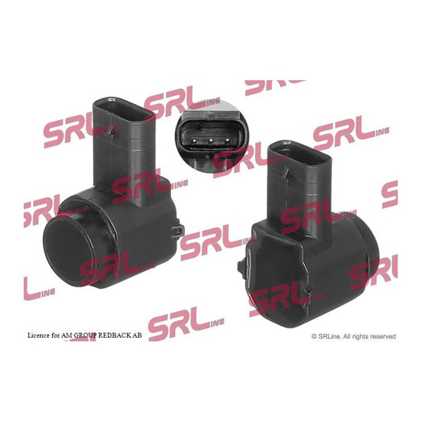 Sensor, parkeringshjälp, Bak, Fram, Ytter, Inre Srline E99-0091 SRLine