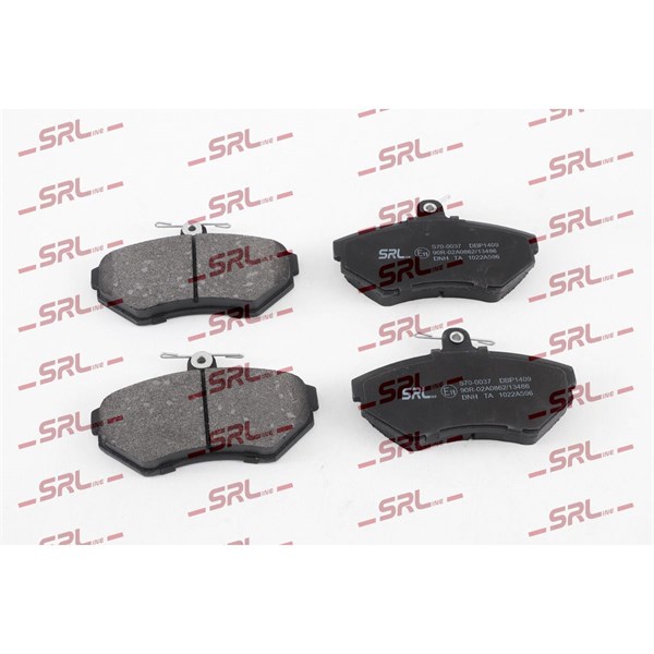 Bromsbeläggsats Ventilerad, Framaxel Srline S70-0037 SRLine