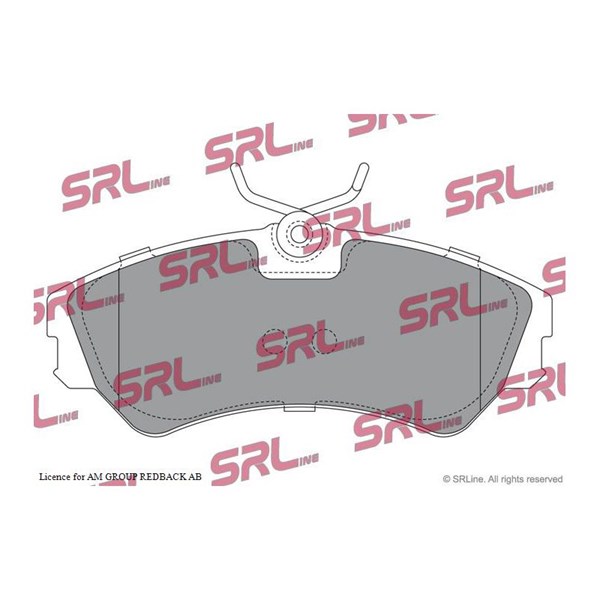 Bromsbeläggsats, Framaxel Srline S70-0073 SRLine