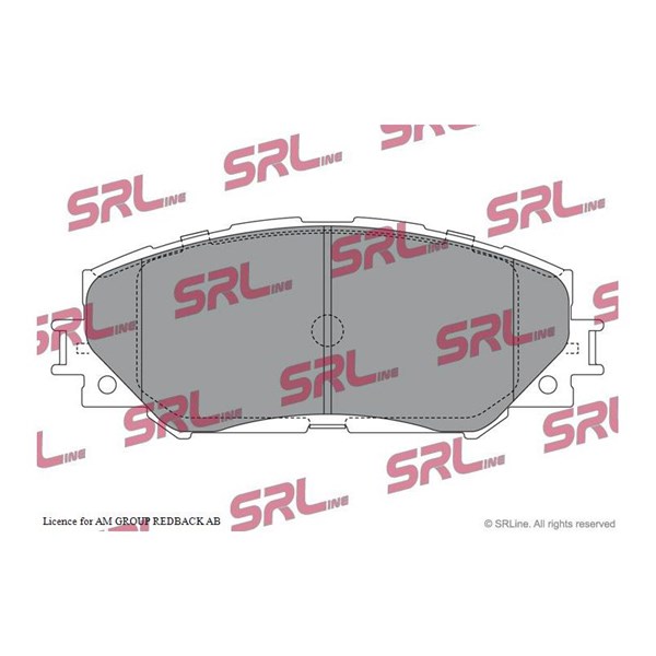 Bromsbeläggsats, Framaxel Srline S70-0241 SRLine
