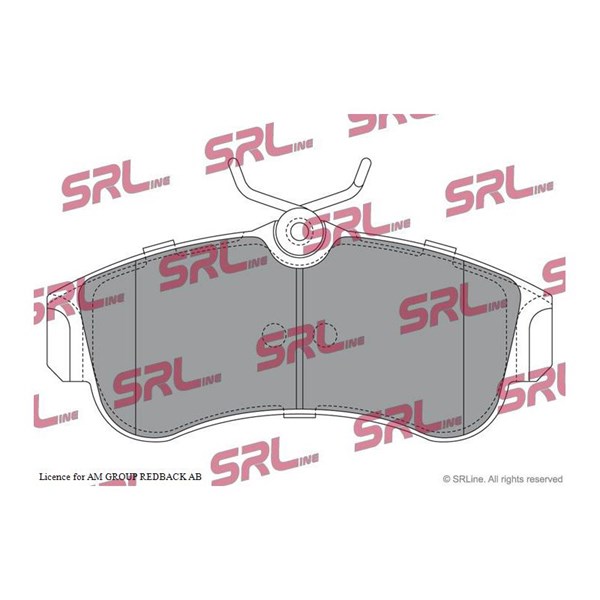 Bromsbeläggsats, Framaxel Srline S70-0319 SRLine