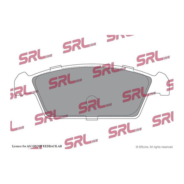 Bromsbeläggsats, Framaxel Srline S70-0331 SRLine