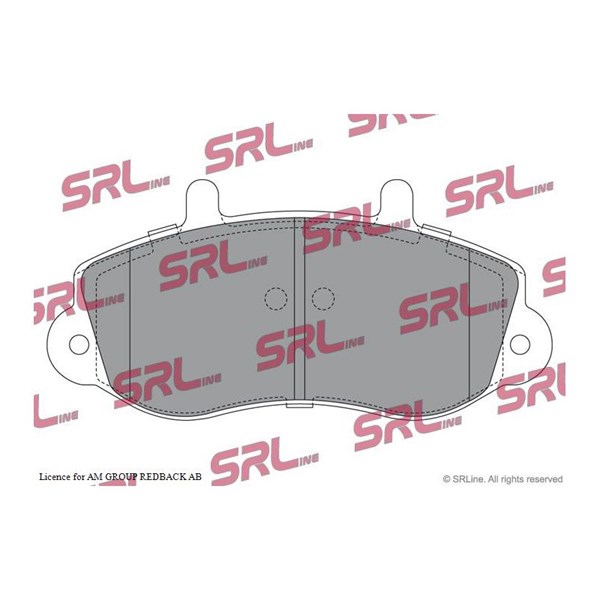 Bromsbeläggsats, Framaxel Srline S70-0377 SRLine