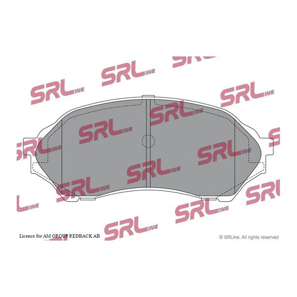 Bromsbeläggsats, Framaxel Srline S70-0416 SRLine